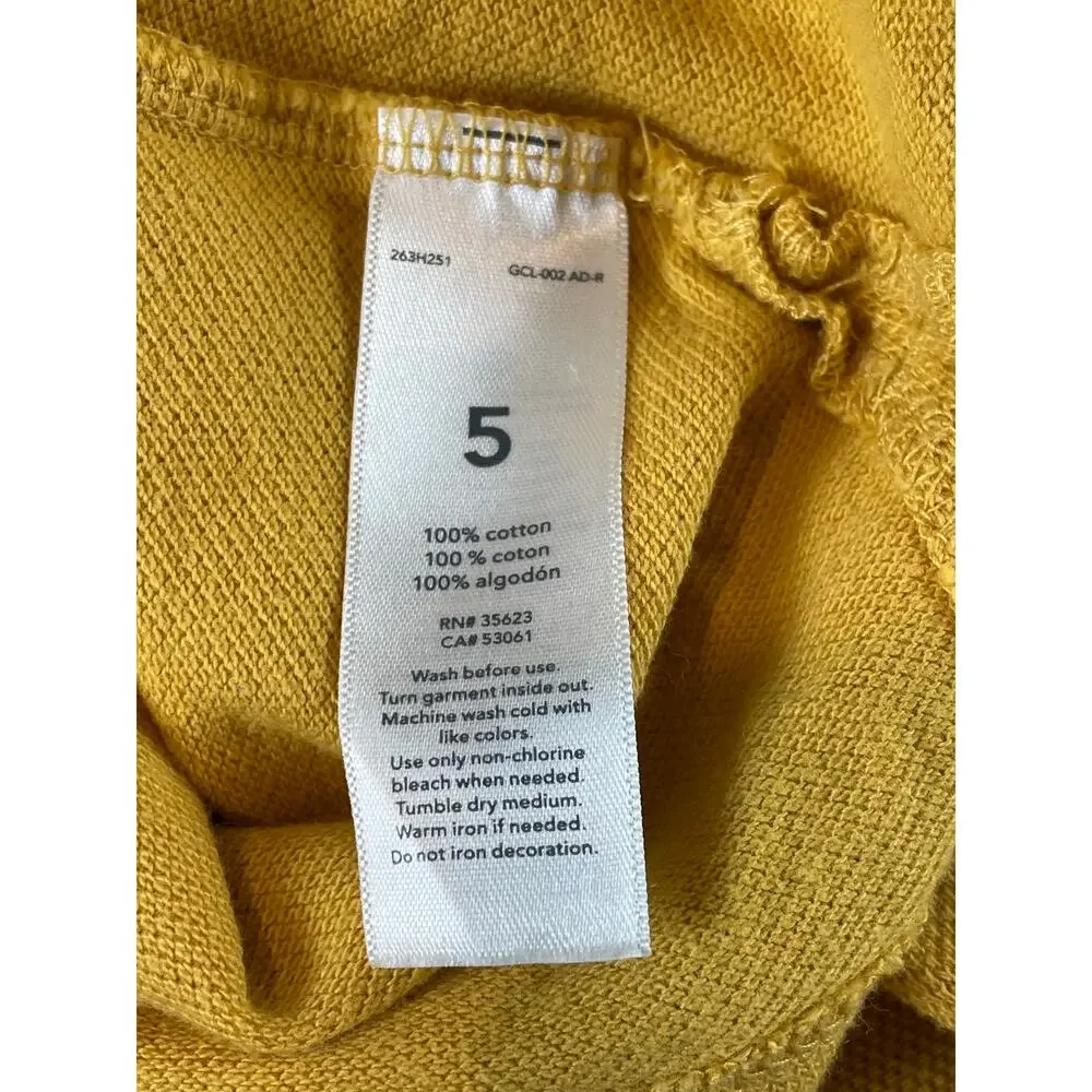 Carter's Polo Size 5 Boys Golden Yellow